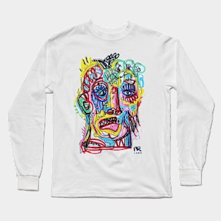 crazy face Long Sleeve T-Shirt